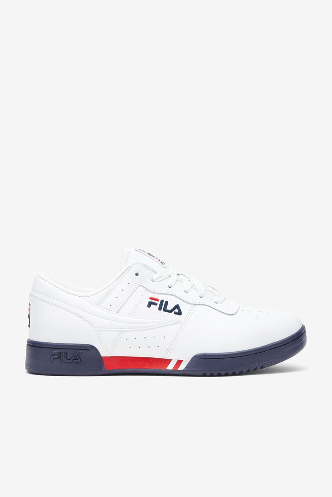 Fila Original Fitness Op White Sneakers Mens - NZ 34729-IQYG